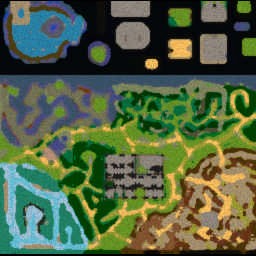 Dragonball Budokai V2.3.5 - Warcraft 3: Mini map