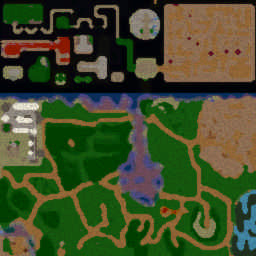 DragonBall Z Ultimate 3.13 - Warcraft 3: Mini map