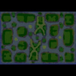 Dragones Bay Big War. - Warcraft 3: Mini map