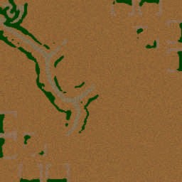 Dragon's Land Version 1B - Warcraft 3: Mini map