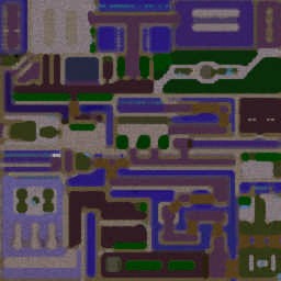 El Templo De Las Profundidades - Warcraft 3: Mini map