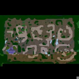 Elf Hunters V2.4 - Warcraft 3: Mini map