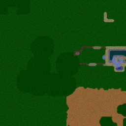 elf vs undead - Warcraft 3: Mini map