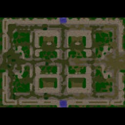 Эльфы против Скелеты v.1.8b - Warcraft 3: Mini map