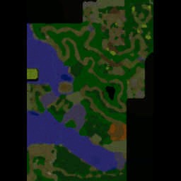 Elven Destruction 10.6 Final - Warcraft 3: Mini map