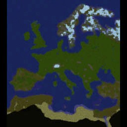 Europe at War Zombies Medieval 1.4b - Warcraft 3: Mini map