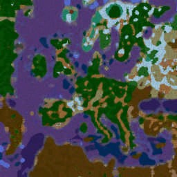 Europe:Barbarians Invasion v1.87 - Warcraft 3: Mini map