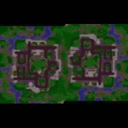 Fall of Silvermoon - Warcraft 3: Mini map