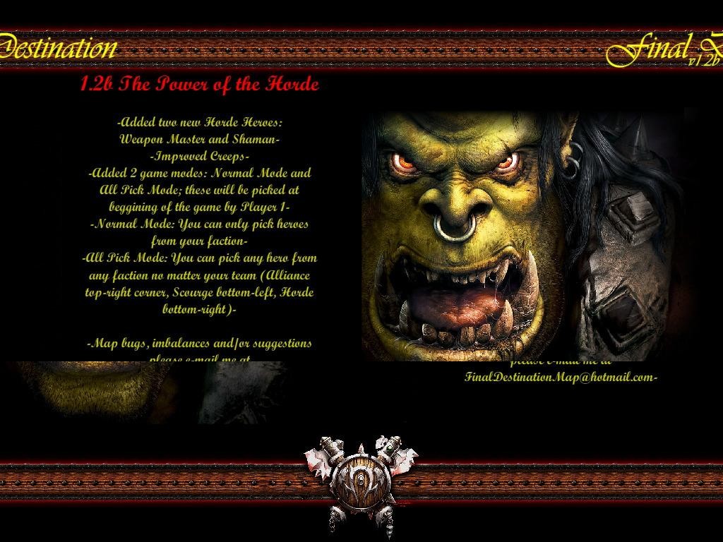 Final Destination v1.3 - Warcraft 3: Custom Map avatar