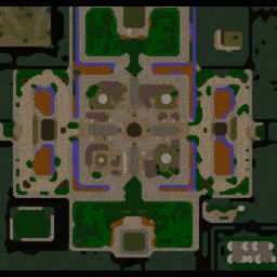 Flag Of Titan - Human and Undead III - Warcraft 3: Mini map