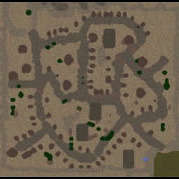 Force War (Beta) - Warcraft 3: Mini map