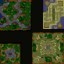 Four Square 0.9a - Warcraft 3 Custom map: Mini map
