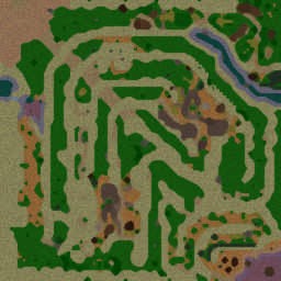 Ghoul Chase 1.3 - Warcraft 3: Mini map