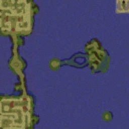 Golem Wars v1.1 - Warcraft 3: Mini map