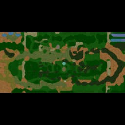 Good-Bad Fight 1.2 (FB) - Warcraft 3: Mini map