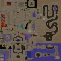 Guerra dos Caçadores v0.33a - Warcraft 3: Mini map