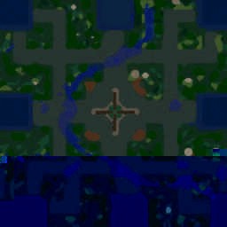 Harry Pottaa And The Dining In Hell - Warcraft 3: Mini map