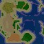 Hero Island War v1.1 - Warcraft 3 Custom map: Mini map