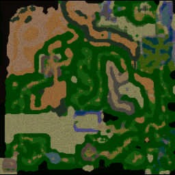 Heroes of The Wood v4.6 - Warcraft 3: Mini map