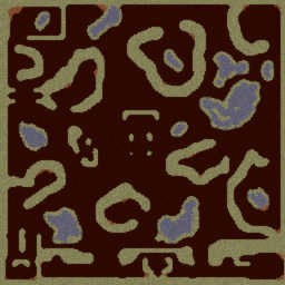 Heróis vs Zumbis 1.8 - Warcraft 3: Mini map