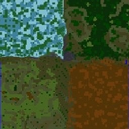 hoard at Zombie 1.0 - Warcraft 3: Mini map