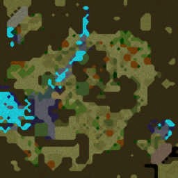 Horde Duel Chapter 4.0 Beta - Warcraft 3: Mini map