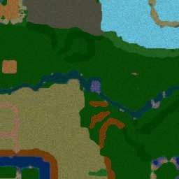 Human vs Pirates 3.1 - Warcraft 3: Mini map