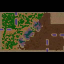 Humans VS Orcs MW - Warcraft 3: Mini map