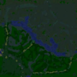 Humans vs Orcs v.0.9 - Warcraft 3: Mini map