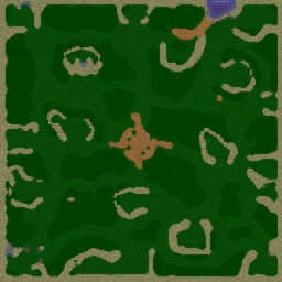 Humans VS Zombie 3 - Warcraft 3: Mini map