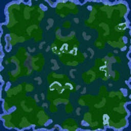 Ice Crown Valentine Edition - Warcraft 3: Mini map