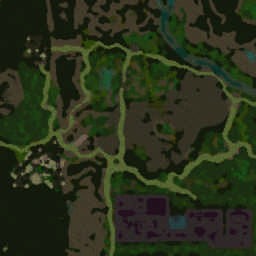 不死突襲II 1.5b beta 9 繁化特別版v.5D - Warcraft 3: Mini map
