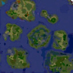 Island Colonizer - Warcraft 3: Mini map