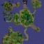 Island Fight - Warcraft 3 Custom map: Mini map