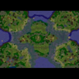 Kampoeng II v1.2b AI - Warcraft 3: Mini map
