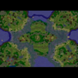 Kings of Volcanoes v1.2c AI - Warcraft 3: Mini map