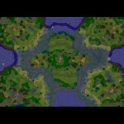 Kings of Volcanoes v1.2c AI - Warcraft 3: Mini map