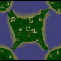 Kirby Warz - Eternal Version 1.03 - Warcraft 3: Mini map