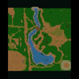 Konoha Vs Akatsuki V10 - Warcraft 3: Mini map