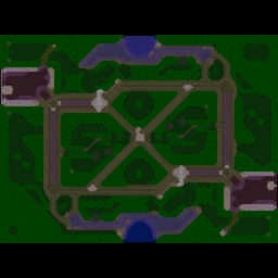 K.O. Battleground 1.5.1 - Warcraft 3: Mini map