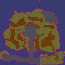 La isla perdida 1.8 - Warcraft 3: Mini map