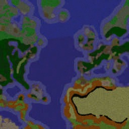 LoaC The Americas V2.1 - Warcraft 3: Mini map