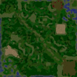 Logonna vs Menila v5.0 - Warcraft 3: Mini map