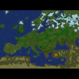 Lords of Europe 2.1.5X - Warcraft 3: Mini map