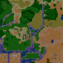 Лотр Риск 1.8 Твердыня Средеземья - Warcraft 3: Mini map