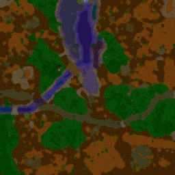 Lumber lands - Warcraft 3: Mini map