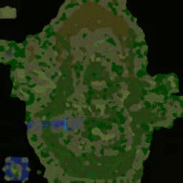 Magic Forest Version 1.5r - Warcraft 3: Mini map