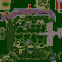 Map chua lam xong dung Down - Warcraft 3: Mini map