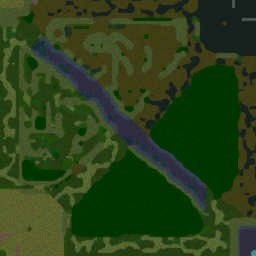 Map Dang lam dung down - Warcraft 3: Mini map