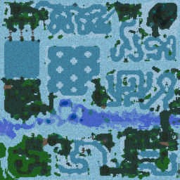 Maze of the Ice Palace v2.2 - Warcraft 3: Mini map